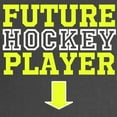 thumbnail image 2 of CafePress - Future Hockey Player Maternity Dark Tee - Maternity Dark T-Shirt, 2 of 3