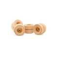 thumbnail image 1 of Mini Wooden Wheels, 1-1/2 Inch Thick Dual Treaded Wheel, 2 inch diameter,  Pack of 4, for Crafts by Woodpeckers, 1 of 7