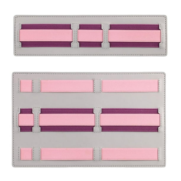 Bolsa de almacenamiento trasera para portátil, alta elasticidad, tarjeta de almacenamiento para cubierta trasera Rosado