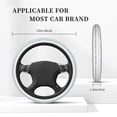 thumbnail image 5 of Goofa Sea Turtle Pattern Elastic Stretch Steering Wheel Cover,Universal 15 inch, Microfiber Breathable Ice Silk, Anti-Slip, Odorless, Easy Carry, 5 of 8