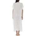thumbnail image 5 of Luxalzxs Bikini Cover Up Dress for Women Sexy V-Neck Flowy Crochet Floral Patchwork Bathing Suit Cover Ups Long Dress Beach Kaftan Coverups, 5 of 5