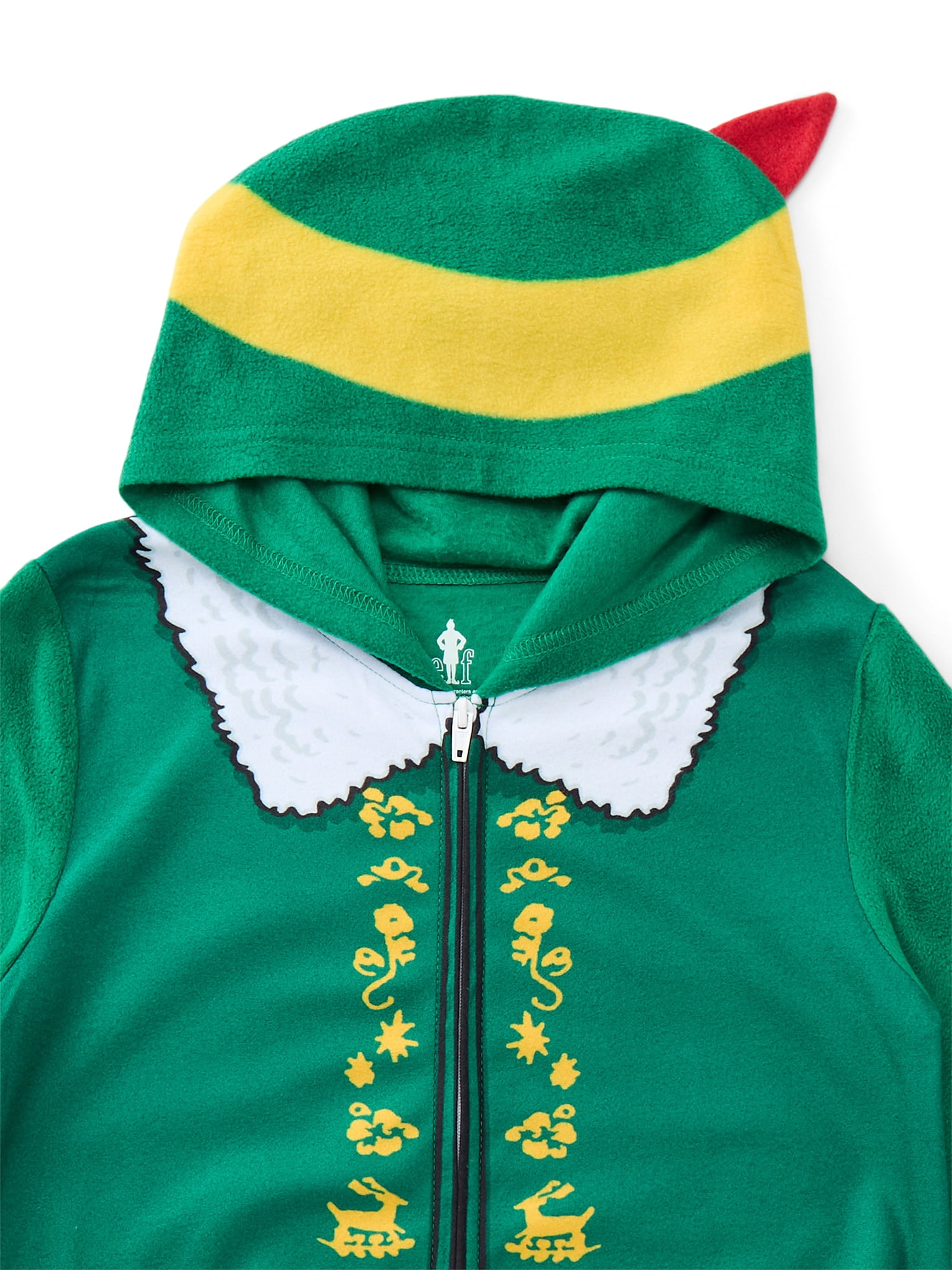 Buddy the Elf Boys Cosplay Union Suit with Hood, Sizes 4-12