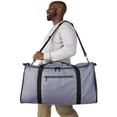 thumbnail image 5 of Protégé Navigation 28-inch Large Collapsible Duffe for Travel, Gray, 5 of 11