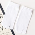 thumbnail image 1 of White Socks 1 Pcs Socks Split Toe Design Separates Toes Bunion and A Bunion Pad Toe Friction and Hallux Valgus, 1 of 5
