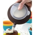 thumbnail image 2 of Raindrops 1Pack Coffee Colored Macaron Silicone Squeezer Pen for Cake Decorating and Baking Accessories, 2 of 3