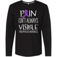 thumbnail image 3 of Inktastic Fibromyalgia Awareness Pain Isn't Always Visible Long Sleeve T-Shirt, 3 of 5