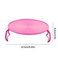 thumbnail image 3 of Dvruxg Versatile Microwave Heating Rack Tray, Durable & Efficient, Space-Saving Design, Non-Stick Easy-Clean Surface, Heat Resistant (-20 to 120°C), Green/Blue, 23.5cm Diameter, 3 of 5