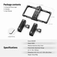 thumbnail image 2 of NEEWER Upgraded Phone Rig Vlogging Kit, Video Stabilizer with Dual Handle, Wireless Mic Clip Slot for TikTok YouTube, Compatible, 2 of 7