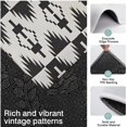 thumbnail image 3 of Black Geometric Triangle Arrow Pattern Kitchen Rugs Sets Of 3,Kitchen Runner Rugs Non Skid Washable,Decorative Kitchen Floor Mats for Kitchen,Sink,Laundry,17"x30"+ 17"x47" + 17"x59", 3 of 6