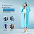 thumbnail image 1 of Poncho impermeable de EVA no desechable para viajes al aire libre, de moda, grueso, para hombres y mujeres, portátil, para adultos y niños, 1 of 1