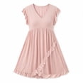 thumbnail image 3 of LIaqionyy Women's Plus Size Dress Hollow out V Neck Ruffle Sleeve Dresses A Line Flowy Summer Vacation Sundress, 3 of 6