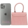 thumbnail image 2 of Nodeber Mini bolso cruzado para mujeres y niñas de cuero sintético con solapa, bolso de mano con asa superior, 2 of 5