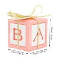 thumbnail image 3 of 25 Sets Baby Shower Favor Boxes Baby Shower Party Favors Candy Boxes with Cards, 3 of 7