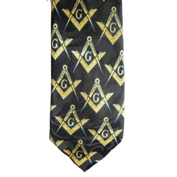 Masonic Square & Compass Religious Neck tie sku 1056