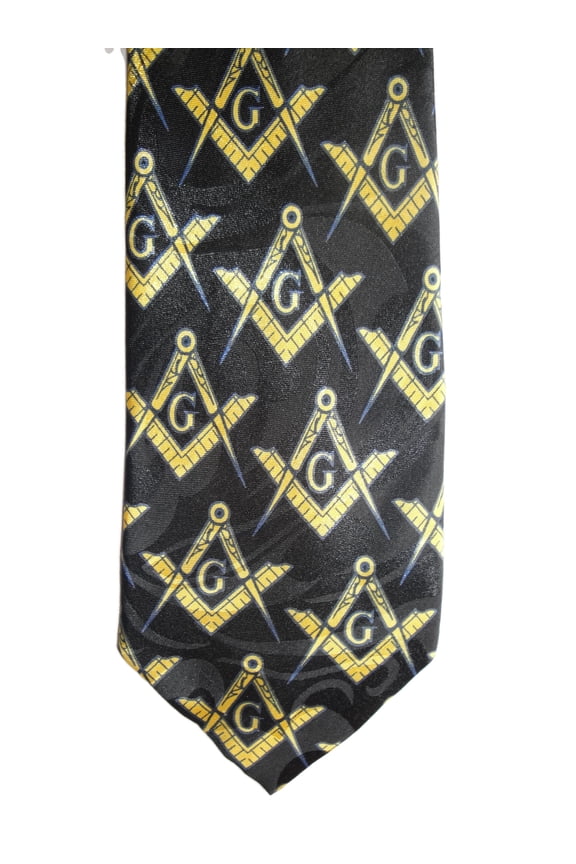 Masonic Square & Compass Religious Neck tie sku 1056