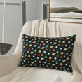 thumbnail image 5 of Salouo Solar System Planets Space Print Print Pillow Case Cover,Wrinkle-Free Bed Pillow Cover Pack of 1 Home Decor Fade-Resistant and Stain-Resistant ,Pillows Not Included -14"x20", 5 of 8