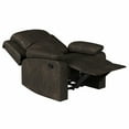 thumbnail image 4 of Relax-A-Lounger Dallas Classic Manual Recliner, Dark Brown Faux Suede, 4 of 6