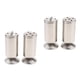 thumbnail image 1 of Juego de 4 Piezas, Patas de Metal para Muebles Redondos de 2 Pulgadas, Patas de Acero Inoxidable para Cocina, Armario, Escritorio , 12cm Soledad Pata del sofá del acero inoxidable, 1 of 9