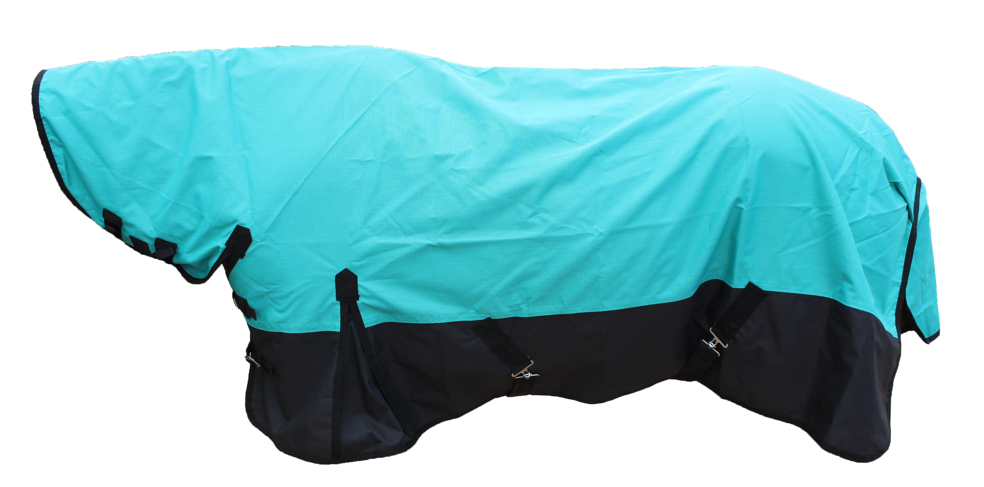 74" 600D Turnout Water Resistant Winter Horse SHEET Light Blanket Neck