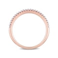 thumbnail image 3 of Everly Women's Diamond 14k Rose Gold Wedding Ring, 3 of 7