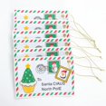 thumbnail image 4 of Sobre bordado de letras de Papá Noel, tarjeta de fieltro, adorno de decoración navideña, decoración del hogar, 2 ~ 20 piezas, 4 of 4