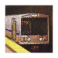 thumbnail image 1 of Subway Train Pointillism - Canvas, 1 of 10
