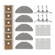 thumbnail image 1 of EchoBliss Kit De Bolsa De Polvo De Almohadilla De Fregona De Filtro De Cepillo Lateral Para Conga 7490 Home Para X-Treme Para Genesis Parte, 1 of 12