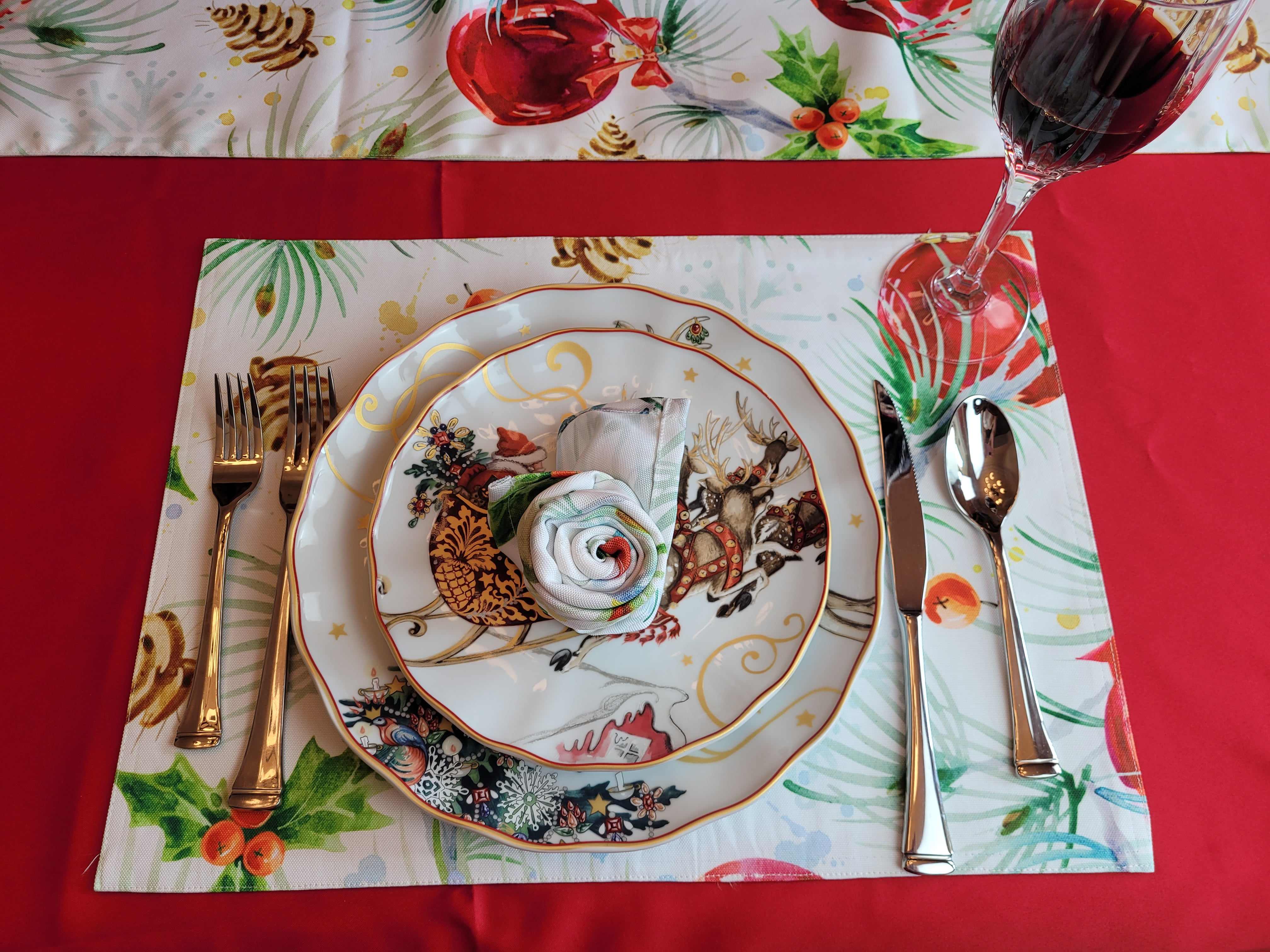 Joita Christmas Napkins, Table Cloth Napkins, Cotton Dinner Napkins Set for  Christmas Party Decoration, BERNARD/TWINKLE - N/A - Bed Bath & Beyond -  39173881