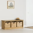 thumbnail image 1 of Banc d’entrée avec rangement, fini Chêne nordique, collection Toza de Meubles South Shore, 1 of 12