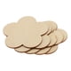 thumbnail image 5 of Discos de madera, discos de árbol, platos de madera, discos de madera, decoraciones, troncos de madera 100mm 5 piezas, 5 of 9