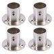 thumbnail image 1 of 4x armario armario 22mm de diámetro tubo colgante riel soporte de extremo de varilla, 1 of 4