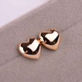 thumbnail image 4 of Sonducket 1 par de pendientes simples de moda con forma de corazón, pendientes de para fiesta de boda, regalos de joyería, accesorios para Ropa, zapatos y accesorios Miscelánea oro Sonducket PS6869-01, 4 of 6