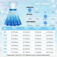 thumbnail image 5 of Benylion Girl's Ice Princess Short Sleeve Dress Printed Casual Swing Twirl Skirt For Holiday Theme Party Outfits for 5-6 Years, 5 of 7