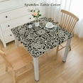 thumbnail image 2 of nygtbtfer Tablecloth Flower Pattern Polyester Table Cloth Spill Proof Dust-Proof Wrinkle Resistant Table Cover for Kitchen Dining Tabletop Decoration, 2 of 7