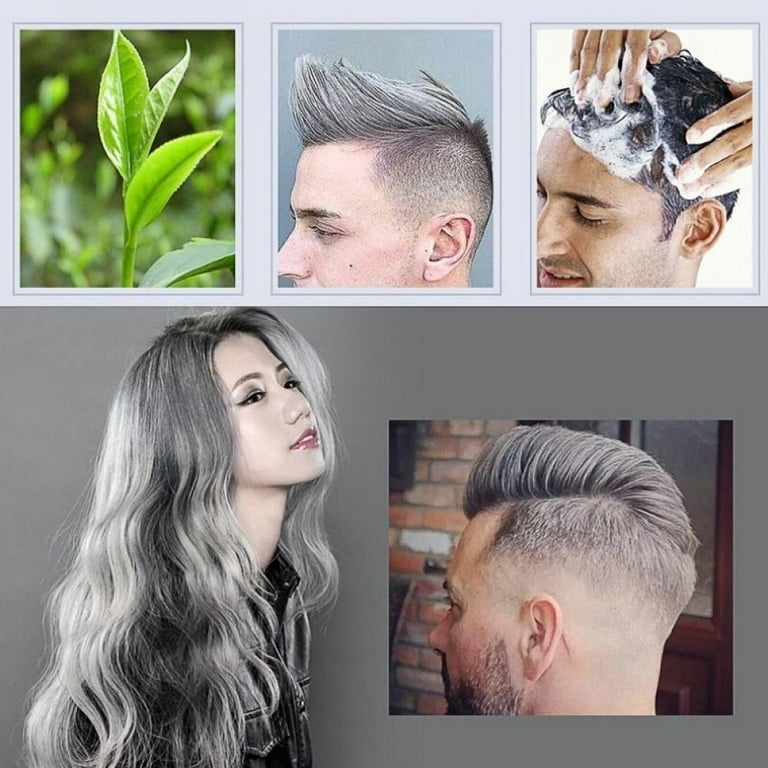 Clearance Sale!!! DIY Hair Color Wax One-time Molding Paste Seven Colors Available BLUE Bordeaux Grandma Gray Green Hair Dye Wax Clearance Sale!!! DIY Hair Color Wax One-time Molding Paste Seven Colors Available BLUE Bordeaux Grandma Gray Green Hair Dye Wax