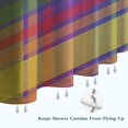 thumbnail image 6 of Multi Color Plaid Checkered Pattern Shower Curtain 84"x72" ,Bathroom Decorative Shower Curtains Set with 12 Hooks,Modern Waterproof Washable Shower Curtain, 6 of 6