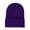 Deep Purple, variant on Men Women Lightweight Beanies Hats Running Skull Cap Helmet Roll up Edge Skullcap