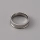thumbnail image 2 of 201 Stainless Steel Grooved Finger Ring Settings Ring Core Blank for Inlay Ring Jewelry Making Stainless Steel Color Inner Diameter: 18mm, 2 of 2