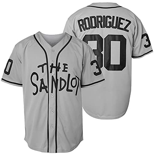 The Sandlot Benny The Jet Rodriguez Michael Squints Palledorous Alan Yeah-Yeah McClennan Bel Air 3D Print Baseball Jersey 