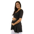 thumbnail image 3 of Women's Henley Neck Maternity Tunic, 3 of 9