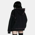 thumbnail image 4 of Ladies Hoodie  Skeleton/Skull Print Long Sleeve Sweatshirt Jacket, 4 of 5