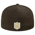thumbnail image 4 of Men's New Era  Brown Philadelphia Eagles Choco Cord 59FIFTY Fitted Hat, 4 of 6