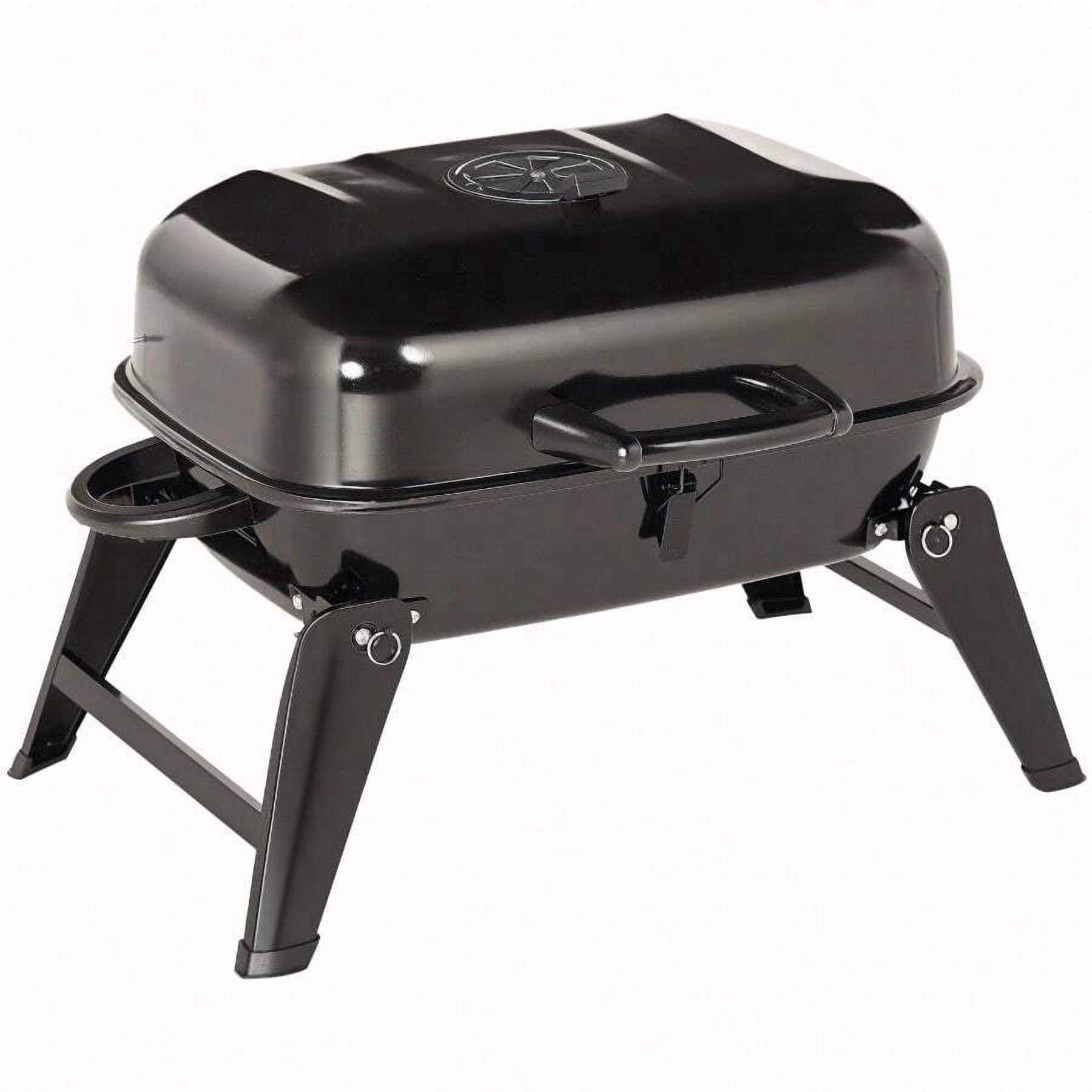 Portable Tabletop Charcoal Grill BBQ Camping Picnic Cooker Air Vent Outdoor