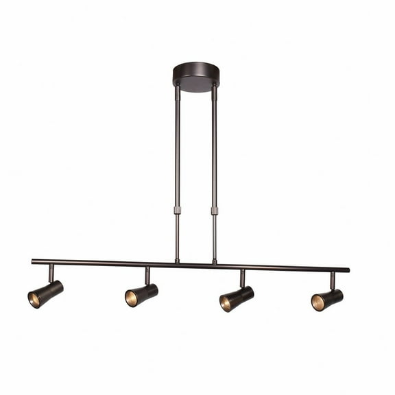 Accesslighting 63064LEDD-BRZ Sleek 4Light Dimmable LED Spotlight Pendant- Bronze