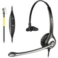 thumbnail image 1 of Wantek Wired Phone with Microphone Noise Cancelling, RJ9 Telephone s Compatible with Yealink T20P T21P, 1 of 5