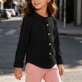 thumbnail image 6 of XYAIYT Girls Knitted Cardigan Casual Loose Long Sleeve Coat for Kids Button Down Fall Spring Jackets, 6 of 6
