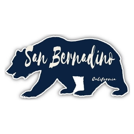 

San Bernadino California Souvenir 3x1.5-Inch Fridge Magnet Bear Design