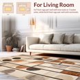 thumbnail image 2 of ODIKA 4'x6' Machine Washable Non-Slip Area Rug, Modern Abstract & Beige Hues High Traffic Rug, Beige, 247972, 2 of 7