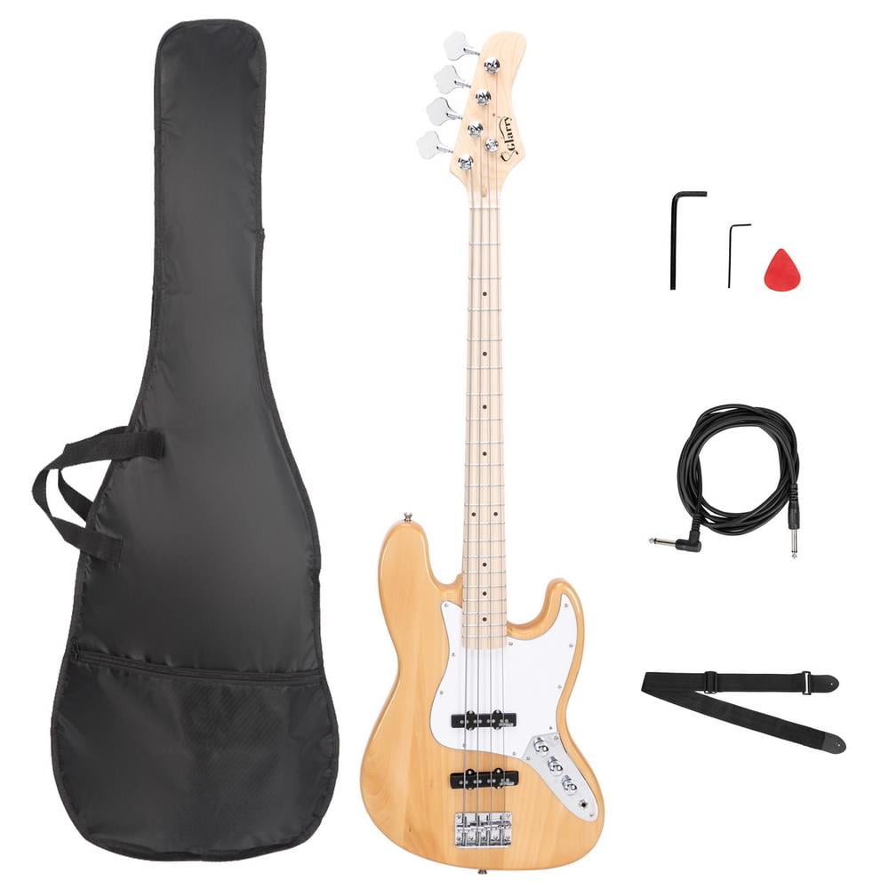 Buy Glarry Electric Bass Guitar with Pickup, Bass Strings, Bone Nut
