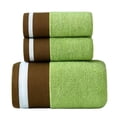 thumbnail image 2 of 3Pcs Breathable Soft Cotton Towels Soft And Fluffy Machine Washable Towels For Spa Wedding Resgisry Or Gym Use, 2 of 2